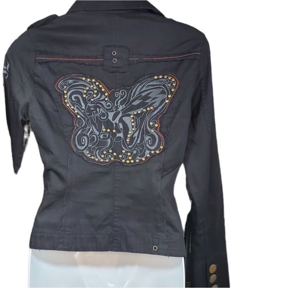 LOVESTITCH RARE embellished studded jacket S - Picture 2 of 11